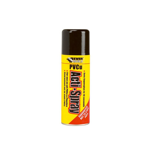 Everbuild Everbuild PVCu Acti-Spray 200ml EVBPVCACT