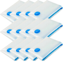 12x Large Vacuum Storage Bags for Clothes & Bedding - Space-Saving Under-Bed Organizers, Airtight & Moisture-Proof