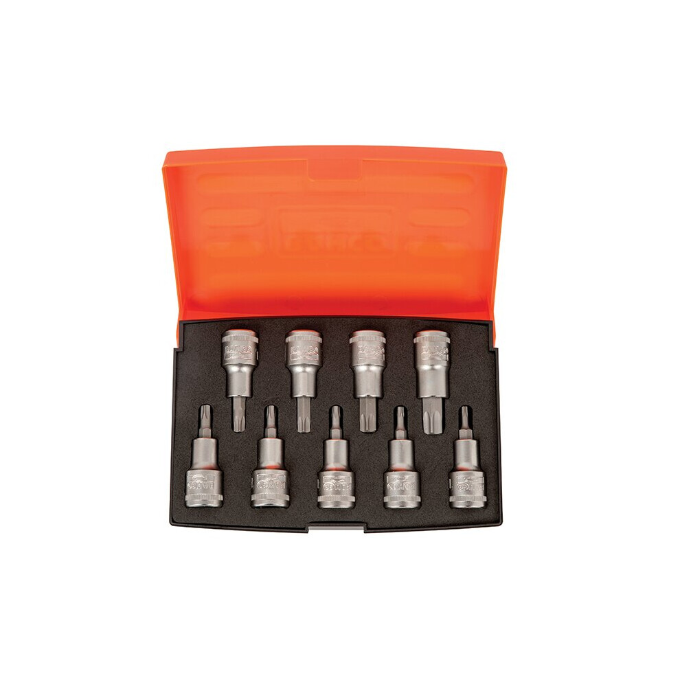 Bahco S9TORX 1/2in Drive Socket Set of 9 Metric