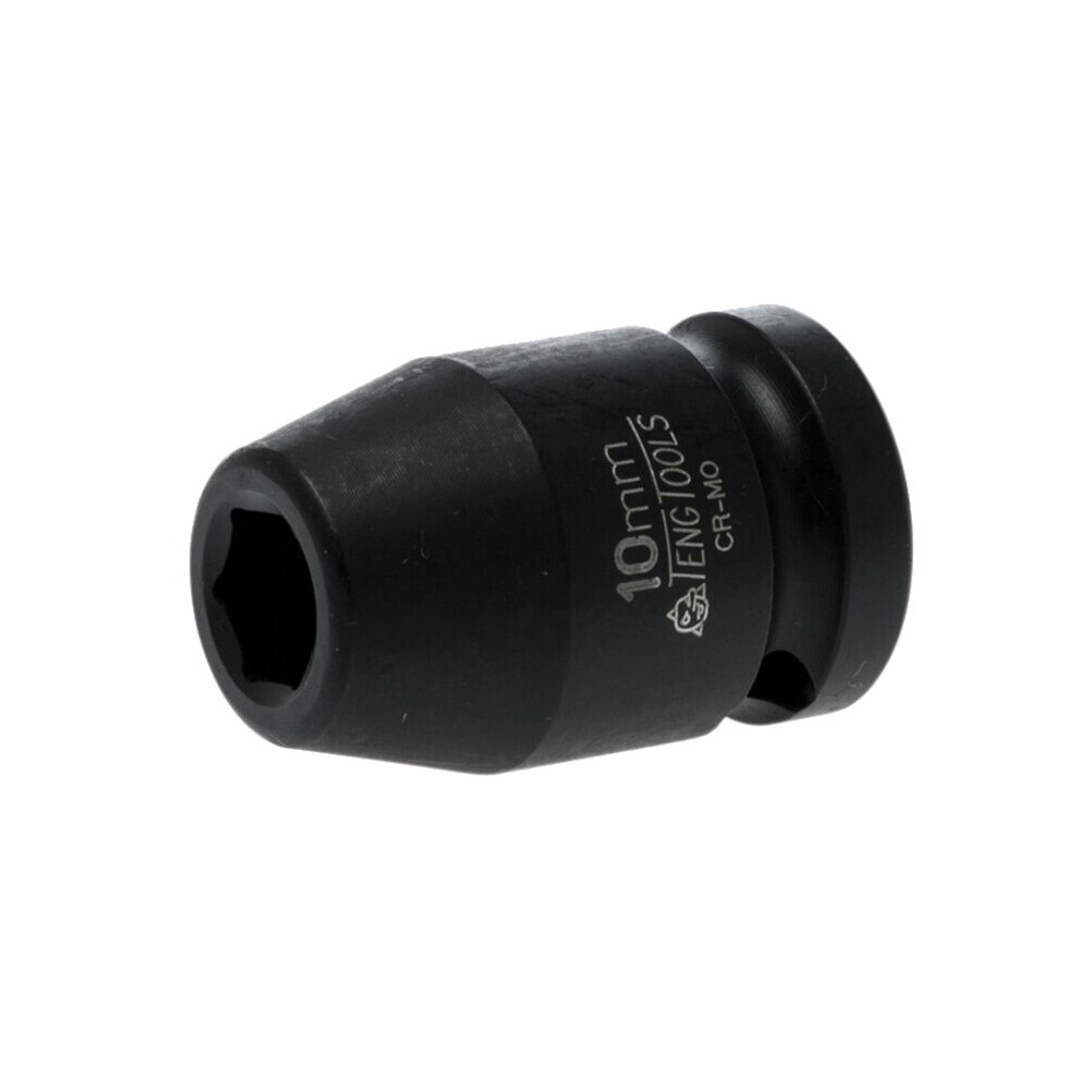 Teng Impact Socket Hexagon 6 Point 1/2in Drive 10mm