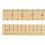 R.S.T. Σκληρό ξύλο 1 μέτρο Stick Plain RST670 1