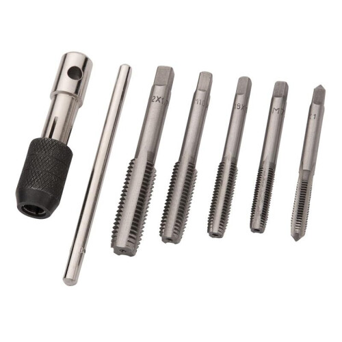 BlueSpot BlueSpot Tools Tap Set (M6-M12), 6 Piece