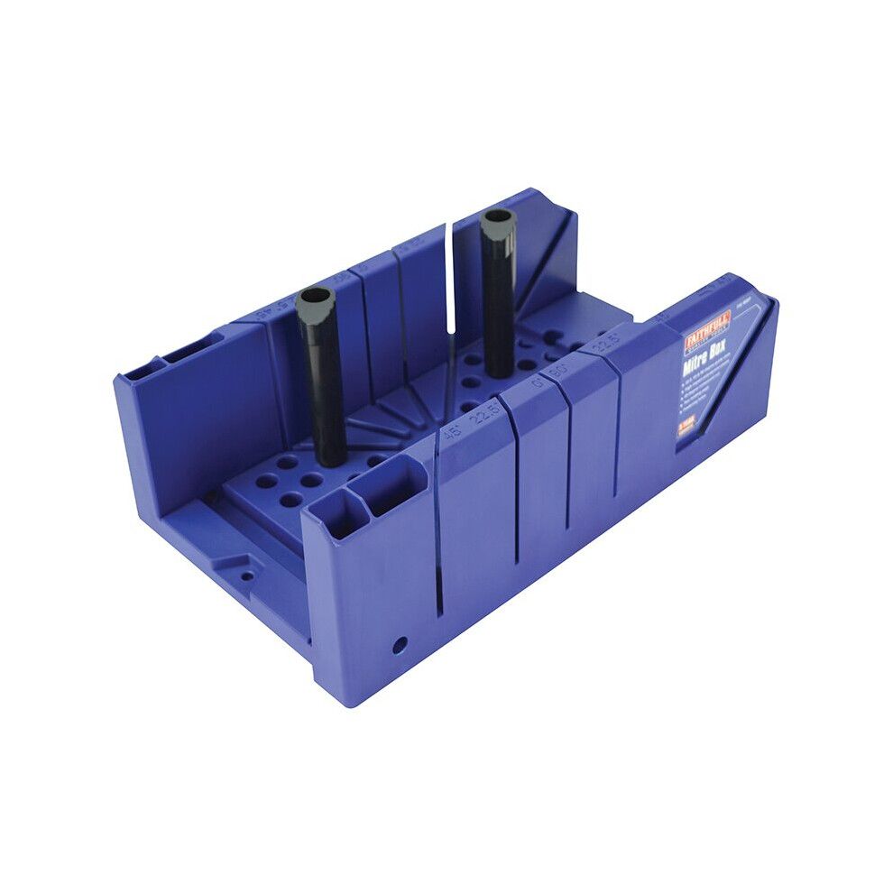 Faithfull Plastic Mitre Box with Pegs