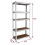 Direct Online Houseware (Galvanized) 5 Tier Heavy Duty Boltless Metal Shelving 7