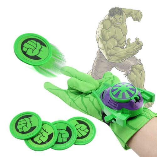 (The Hulk) Marvel Superhero Spider Man Batman Launchers Gloves Kids Boys Toys Cosplay
