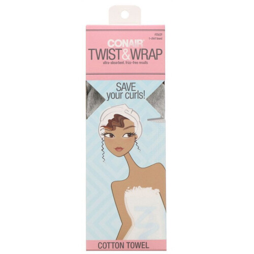 Conair, Twist & Wrap Baumwollhandtuch, 1 Handtuch 1