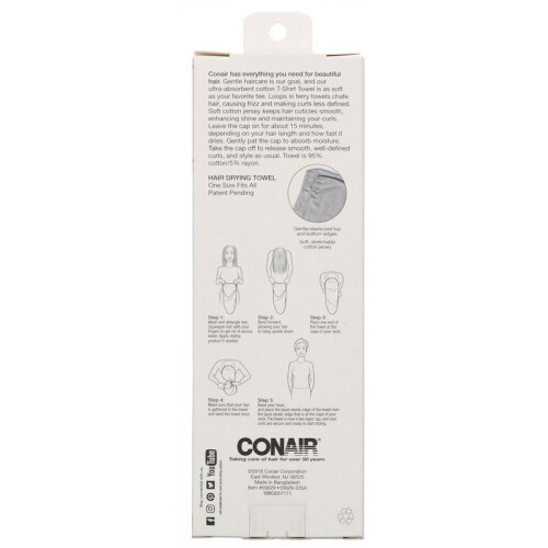 Conair, Twist & Wrap Baumwollhandtuch, 1 Handtuch 2