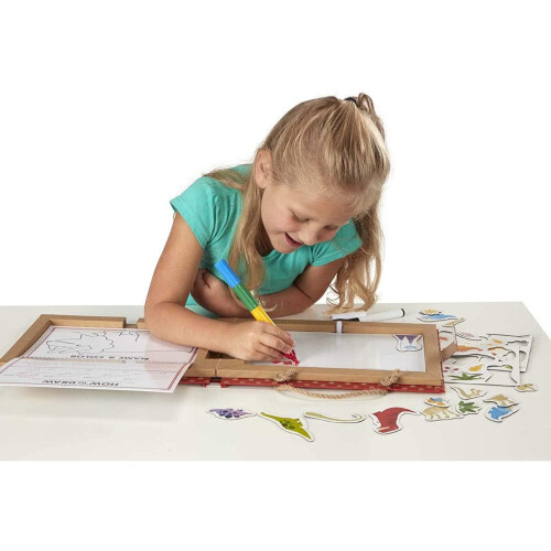 Melissa & Doug Melissa & Doug Reusable Drawing and Magnet Kit - Dinosaurs 41321 2