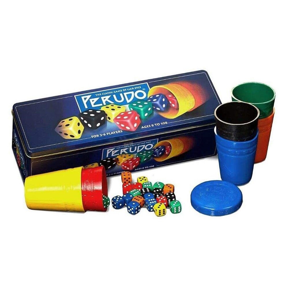 Perudo Game Vertical Tin The Classic Game Of Liar Dice