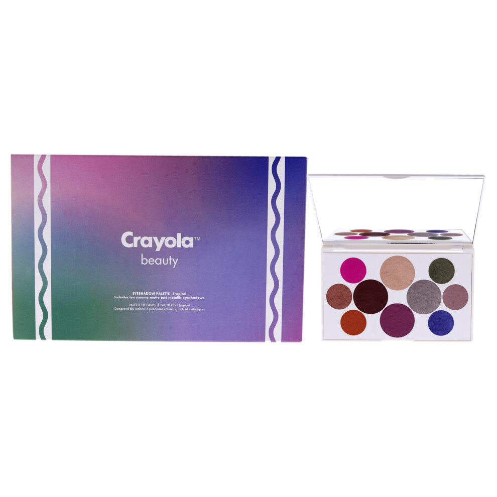 Crayola Eyeshadow Palette - Tropical - 0.63 oz Eyeshadow