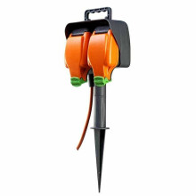 Masterplug IP54 15m 2 Gang Garden Spike Weatherproof Sockets 13A