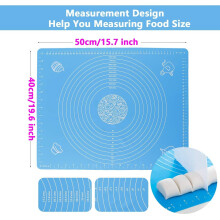 Silicone Baking Mat with Measurements - 40 X 50cm