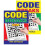 Jumbo Code Break Puzzle Books (Vols 1 & 2) - 258 Puzzles, Large Print, Laminated Covers 1