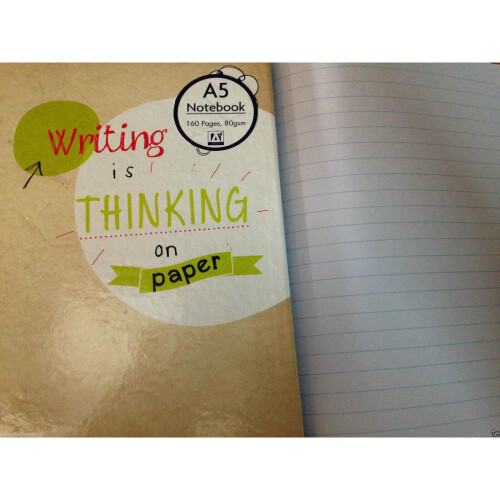 A5 Hard Case Notebook Notepad 80GSM 160 Ruled Pages 2
