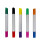 Assorted Colour Fiber Tip Pen Double Ended School Office Art craft Back 2