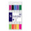 Assorted Colour Fiber Tip Pen Double Ended School Office Art craft Back 1