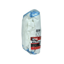 Scan White PU Coated Gloves - Large (Size 9) (Pack 12)
