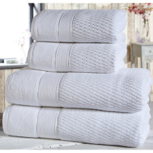 (White) Royal Velvet Luxury Cotton 6 Piece Towel Set