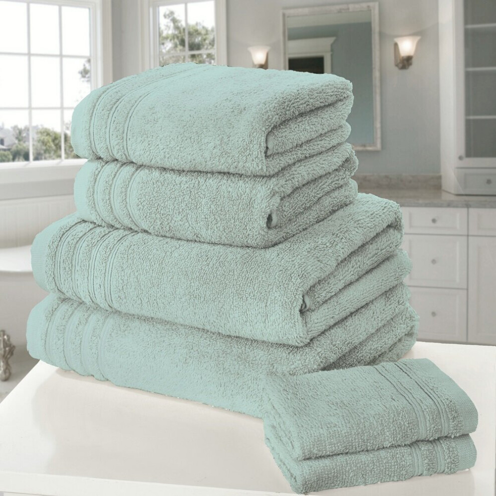 (Duck Egg) So Soft Egyptian Cotton 6 Piece Towel Set