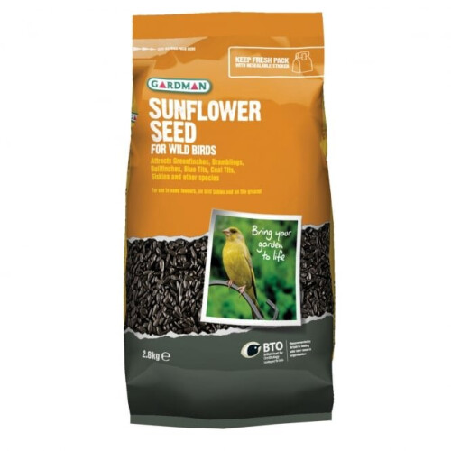 Peckish Gardman Sunflower Seed For Wild Birds 2.8kg
