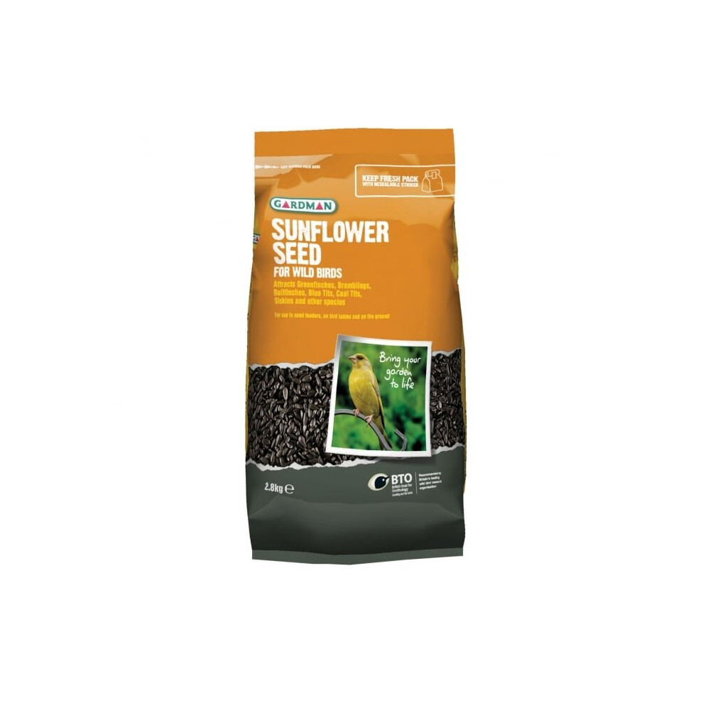 Peckish Gardman Sunflower Seed For Wild Birds 2.8Kg