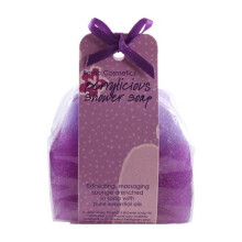 Bomb Cosmetics Berrylicious Soap Sponge Exfoliating Scented Body Wash