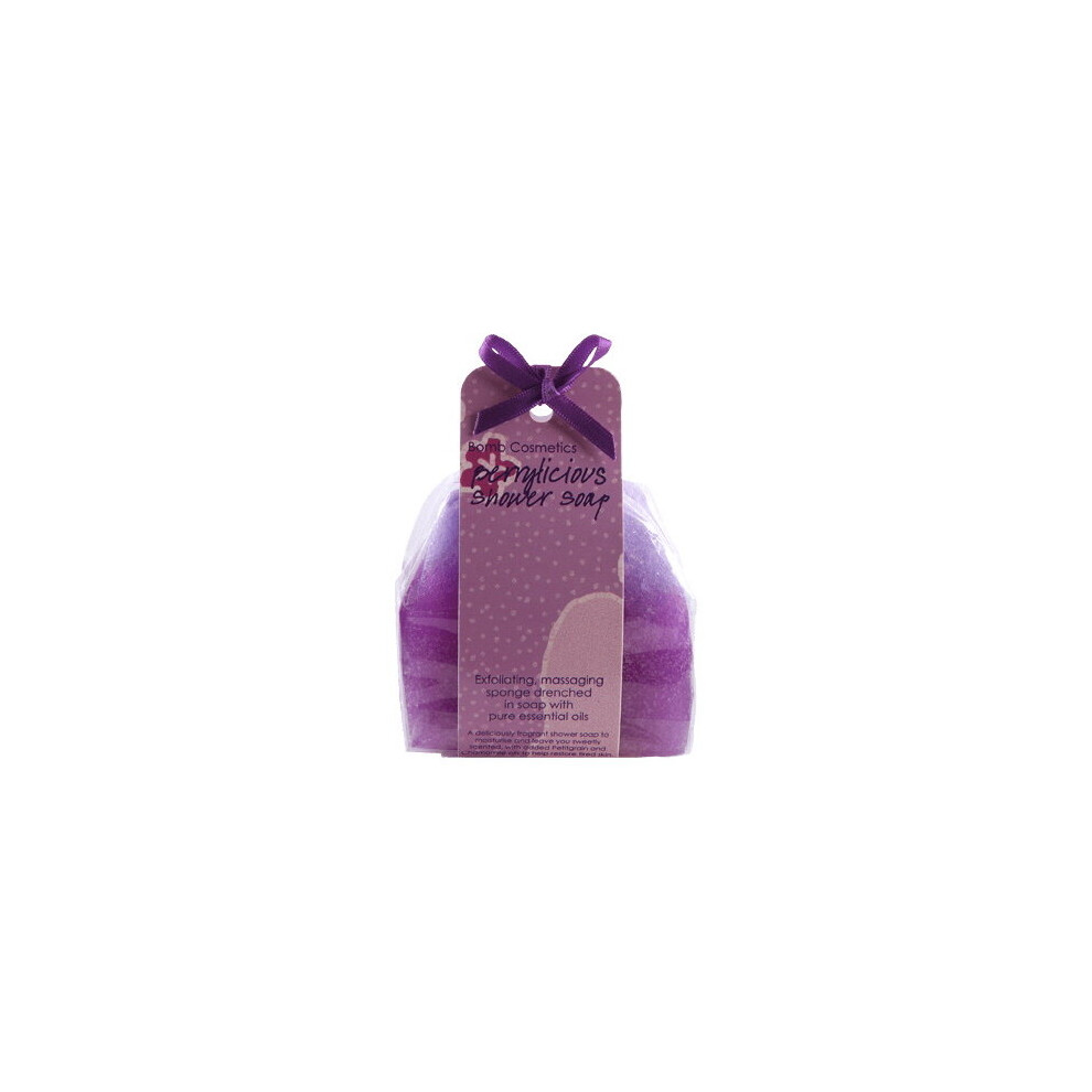 Bomb Cosmetics Berrylicious Soap Sponge Exfoliating Scented Body Wash