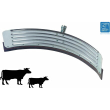 22" Farm Floor Squeegee Scraper Curved Metal Head Rubber Blade MADE IN ENGLAND