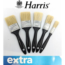 Harris Extra 5 Piece Paint Brush Set Home DIY Decorating Brushes 1/2" to 2"