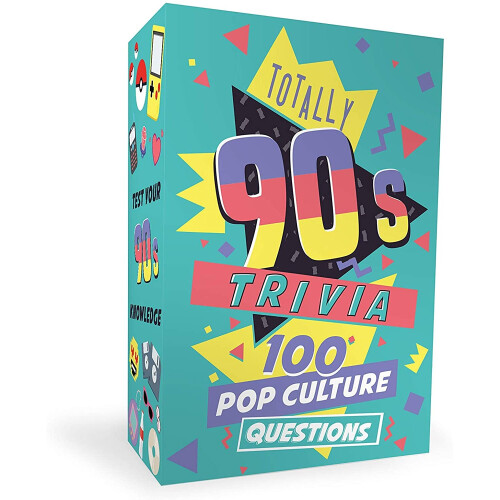 Gift Republic Totally 90's Decade Trivia Card Game 2