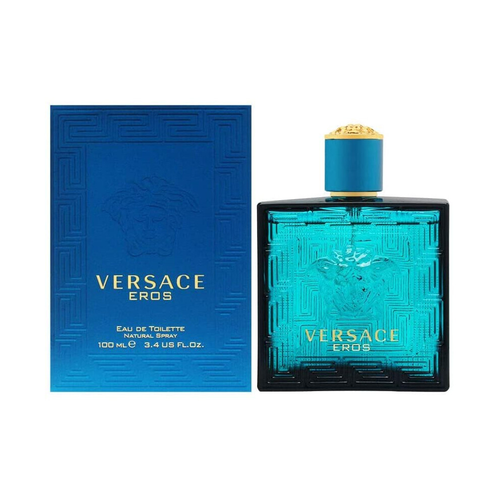 Versace Eros Men's Eau De Toilette Spray - 100ml