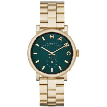 Marc Jacobs MBM3245 Baker - Ceas de damă cu cadran verde și finisaj auriu