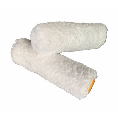Harris 2 x Harris Replacement Roller Sleeves Mini 4" Microfibre Emulsion Paint Sleeve 1