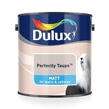 Dulux Matt Emulsion Paint For Walls And Ceilings - Perfectly Taupe 2.5L