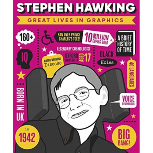 Great Lives in Graphics Stephen Hawking by Books Button