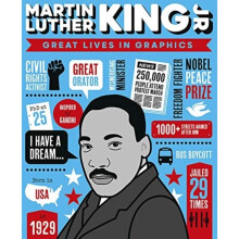 Great Lives in Graphics Martin Luther King by Books Button