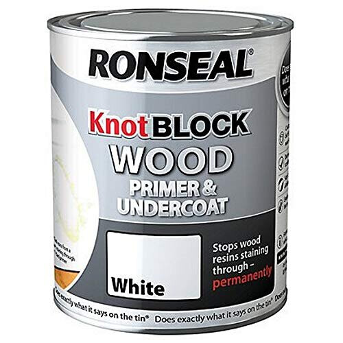 Ronseal Knot Block Primer and Undercoat, White, 2.5 Litre
