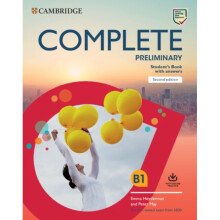 Complete Preliminary Students Book with Answers with Online Practice by May & PeterHeyderman & Emma