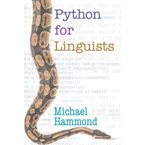Python for Linguists by Hammond & Michael University of Arizona
