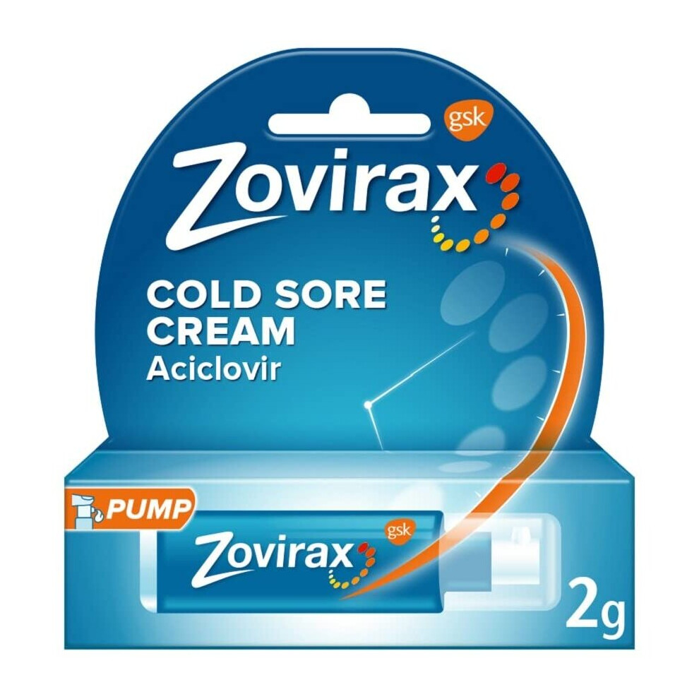 Zovirax Cold Sore Cream Aciclovir Tube 2 G