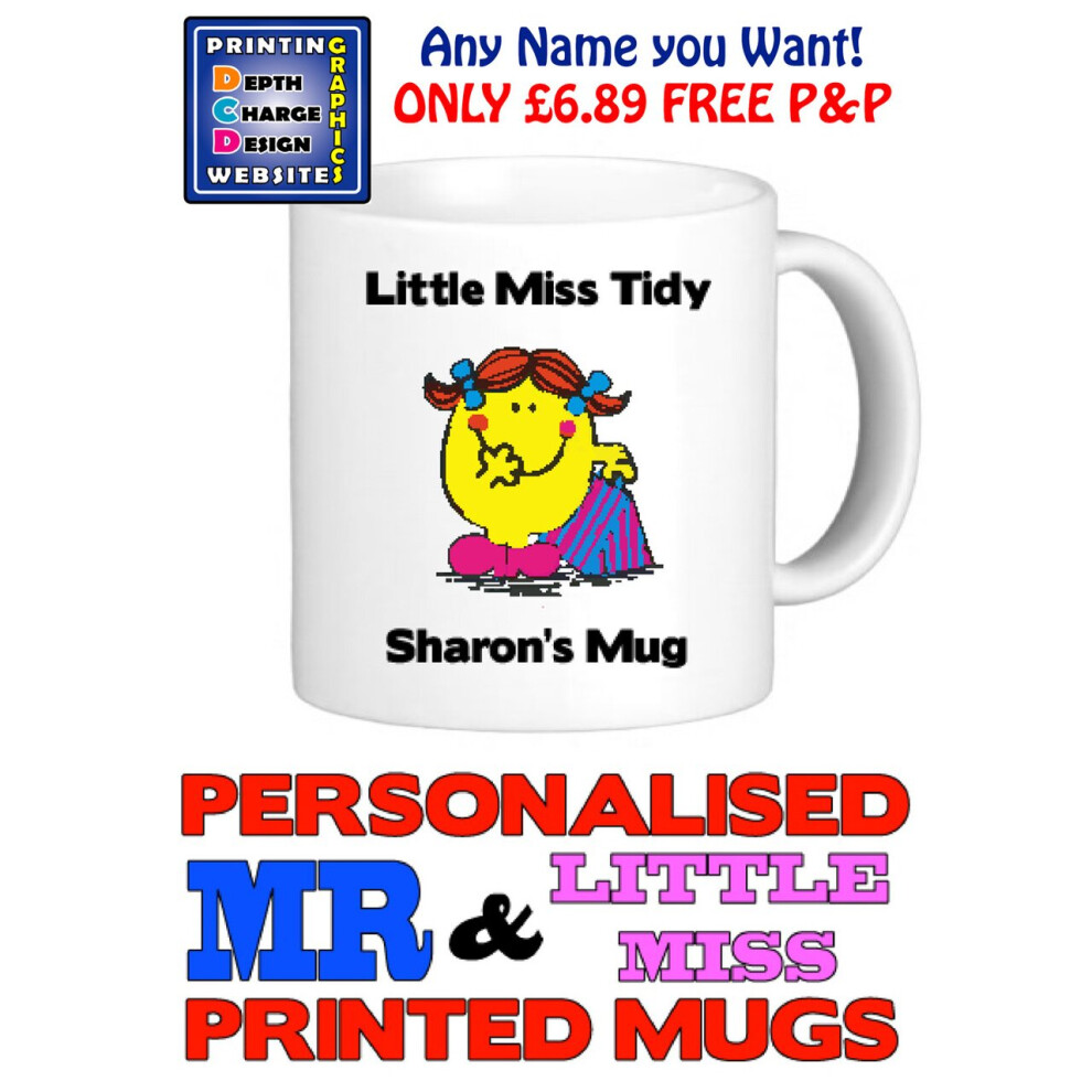 Little Miss Tidy Personalised Mug Cup