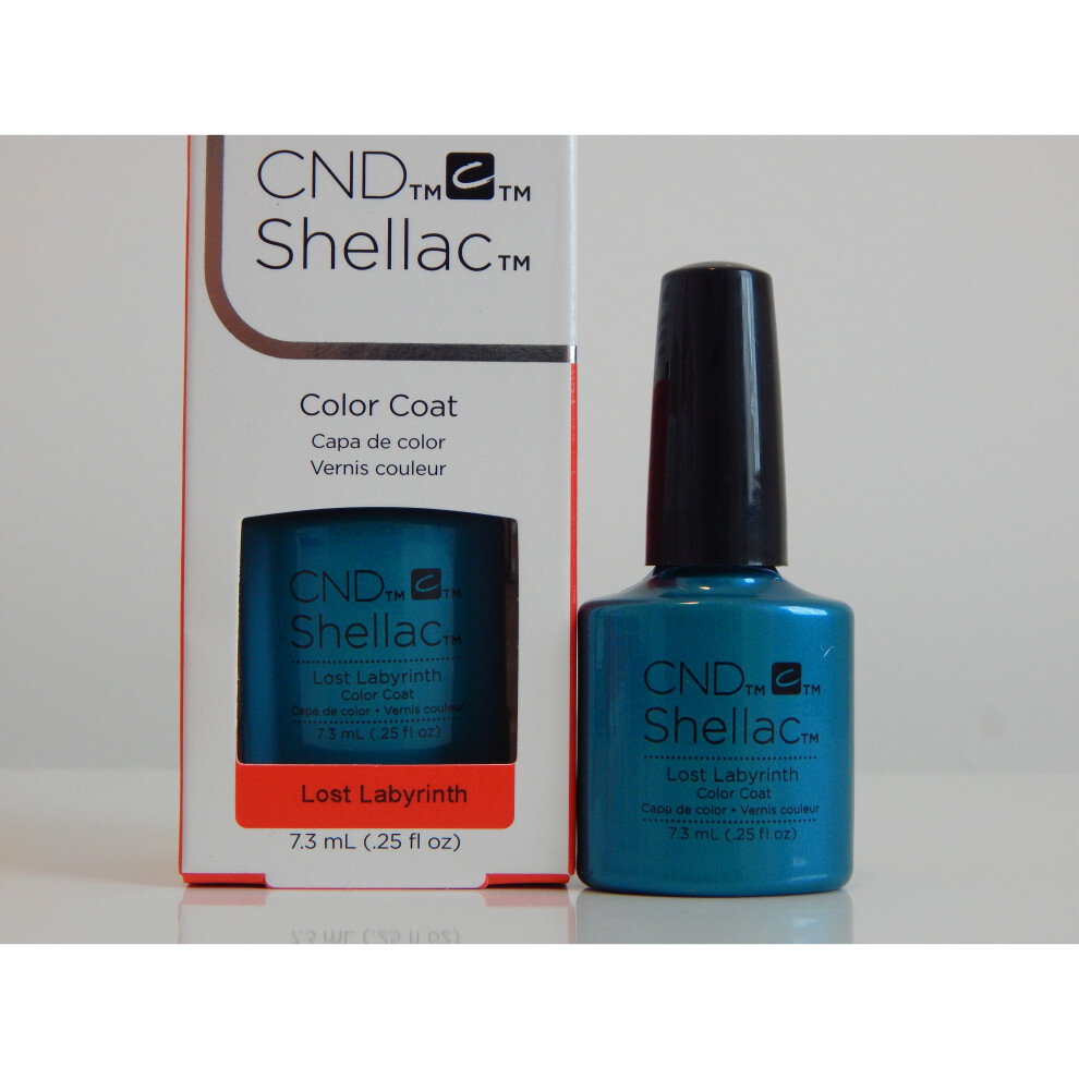 (LOST LABYRINTH) CND Shellac Color Coat UV/LED GEL BOXED 7.3ml