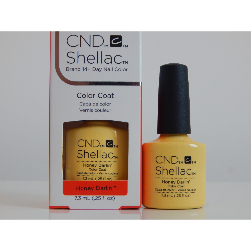 (HONEY DARLIN) CND Shellac Color Coat UV/LED GEL BOXED 7.3ml