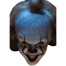 Pennywise Horror Clown Halloween Party Face Fancy Dress Celebrity Cardboard Mask