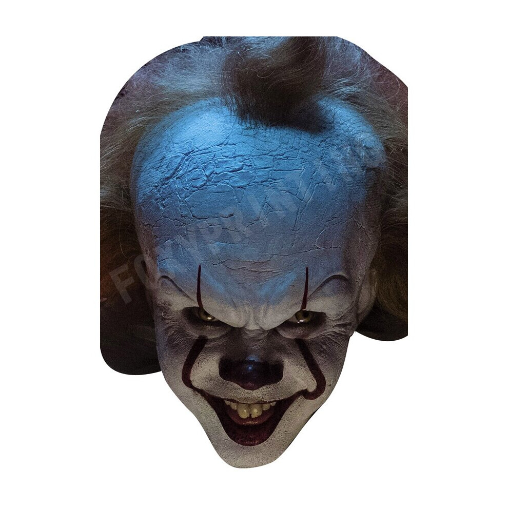 Pennywise Horror Clown Halloween Party Face Fancy Dress Celebrity Cardboard Mask