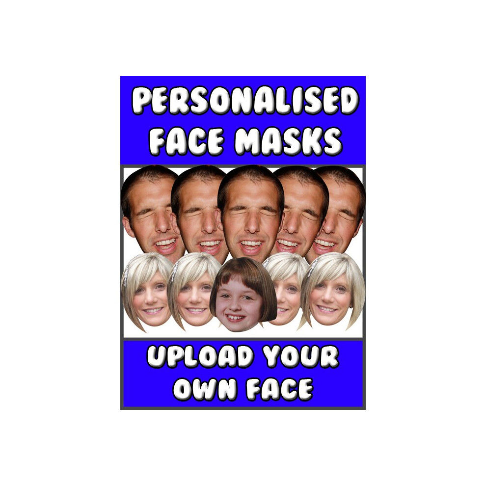 Personalised a3 big head create your own celebrity party face fancy dress