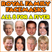 Sale royal wedding 8 pack of party face fancy dresss celebrity party face fancy dresss