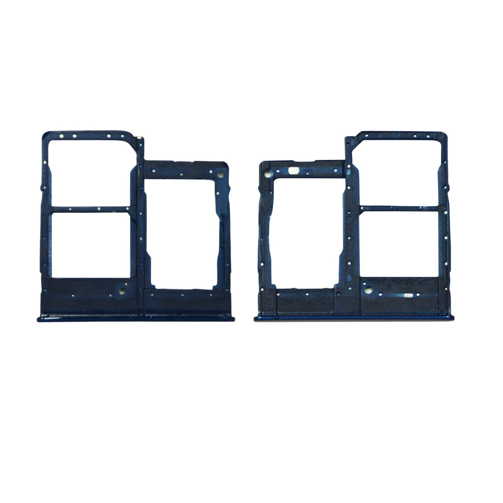 For Samsung Galaxy A20f Sm-A205f Sim Tray In Blue 7437135856845