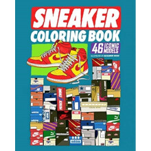 Sneaker Coloring Book 46 Iconic Models by Illustrated by Alexander Rosso