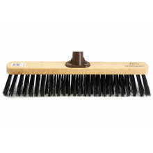 Newman and Cole 18" Stiff Synthetic Hard Poly Bristle Outdoor Brush Broom Head